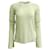 Autre Marque Jil Sander Lime Cotton Slit Sleeve Sweater Green  ref.1262238
