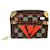 Louis Vuitton Porte monnaie Zippy Brown Cloth  ref.1262327