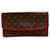 Louis Vuitton Pochette Dame Brown Cloth  ref.1262657