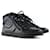 CHANEL  Trainers T.eu 38.5 leather Black  ref.1262768