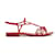 Christian Louboutin Sandals EU37.5 Aplarona Red Patent Leather Flats US7  ref.1262788