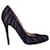 Autre Marque Zapatos de tacón con superposición de encaje negro  ref.1262881
