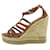 Coach Brown Espadrille Wedges Leather  ref.1262924