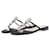 JIMMY CHOO  Sandals T.eu 37 leather Black  ref.1262972