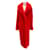 Autre Marque LES Manteaux ANDAMANE T.fr 40 polyestyer Polyester Rouge  ref.1263049