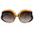 Christian Dior Oversize arancione vintage 2143 occhiali da sole 55/15 Plastica  ref.1263066
