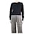 Crimson Black crewneck cashmere jumper - size M  ref.1263096