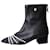 Chanel Black leather pearl boots - size EU 38.5 (Uk 5.5)  ref.1263110