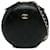 Chanel – Runde Umhängetasche aus schwarzem, genähtem Kalbsleder Kalbähnliches Kalb  ref.1263137