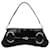 Bolso satchel con cadena Horsebit de cuero negro Gucci Becerro  ref.1263155