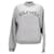 Tommy Hilfiger Sweatshirt mit Stehkragen und Logo für Damen Grau Baumwolle  ref.1263203