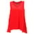 Tommy Hilfiger Top da donna con vestibilità regolare Rosso Viscosa Fibra di cellulosa  ref.1263207