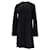 Tommy Hilfiger Vestido Regular Fit para Mujer en Algodón Negro  ref.1263209