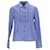 Tommy Hilfiger Camisa feminina de algodão com detalhe de corrente Azul  ref.1263210