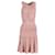 Sandro Sleeveless Striped Dress in Pink Viscose Polyester  ref.1263214