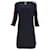 Tommy Hilfiger Womens Regular Fit Dress in Navy Blue Cotton  ref.1263235