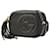 Bolso de mensajero cruzado de cuero guijarroso negro Gucci GG Soho Disco.  ref.1263359