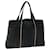 Hermès HERMES Troca Horizontal MM Hand Bag Canvas Black Auth 67104 Cloth  ref.1263426