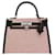 Hermès Hermes Kelly 28 Pink Leinwand  ref.1263580
