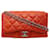 Chanel Matelassé Orange Leather  ref.1263675