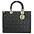 Dior Lady Dior Negro Cuero  ref.1263786