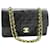 Chanel Double flap Black Leather  ref.1264119