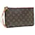 Louis Vuitton Neverfull Pouch Brown Cloth  ref.1264197