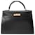 Hermès Kelly 32 Black Leather  ref.1264228