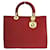 Dior Lady Dior Dark red Synthetic  ref.1264293