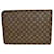 Louis Vuitton Poche Document Brown Cloth  ref.1264353