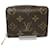 Louis Vuitton Zippy Coin Purse Brown Cloth  ref.1264503