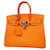 Hermès HERMES BIRKIN 25 Arancione Pelle  ref.1264544