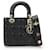 Dior Lady Dior Black Leather  ref.1264825