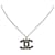 Chanel-Logo CC Silber Metall  ref.1265207