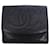 Chanel Logo CC Black Leather  ref.1265393