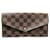 Louis Vuitton Portefeuille Sarah Brown Cloth  ref.1265696