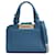 Chanel shopping Azul marinho Couro  ref.1265755