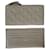 Louis Vuitton Flache Tasche und Reißverschlusstasche Grau Leder  ref.1265934
