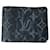 Louis Vuitton Mehrfachbrieftasche Schwarz Grau Leinwand  ref.1265938