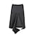 Marni Asymmetric Lambskin Skirt Black  ref.1265955