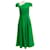 Autre Marque Roland Mouret Green Cotton Cap Sleeve Dress  ref.1266004