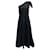 Autre Marque Roland Mouret Black Cotton One Shoulder Dress  ref.1266008