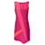 Autre Marque Tom et Linda Platt Magenta / pink / Robe en crêpe color block multicolore sans manches orange Laine  ref.1266012