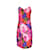 Autre Marque Sara Roka Vestido rosa de algodão sem mangas estampado multifloral Multicor  ref.1266015