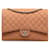 Orangefarbene Chanel Maxi Classic Schultertasche mit Kaviarfutter Leder  ref.1266050