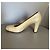Decolleté CHANEL in vernice oro chiaro iridescente T. 38 D'oro - vista 3
