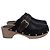 Sabot Louis Vuitton Cottage Clog in pelle nera Nero