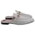Gucci Princetown Mule Gardenia Slippers in Silver Canvas Silvery Cloth  ref.1266111
