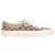 Zapatillas bajas con logo GG de Gucci en lona marrón Castaño Lienzo  ref.1266136