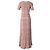 Ba&Sh Wickel-Maxikleid mit Blumenmuster aus rosa Viskose Python drucken - Ansicht 3